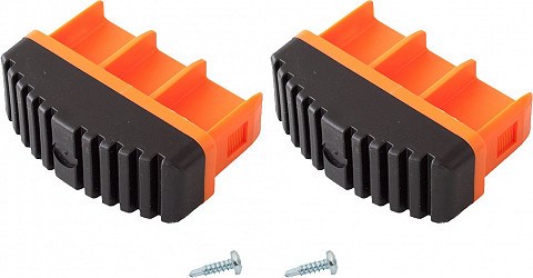 KRAUSE MONTO Fußstopfen (Paar) 77x25 mm | Farbe: Orange KRAUSE MONTO Fußstopfen (Paar) 77x25 mm | Farbe: Orange