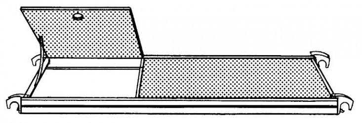 HYMER Bühne mit Durchstiegsklappe 617824 / Länge: 1,90 m HYMER Bühne mit Durchstiegsklappe 617824 / Länge: 1,90 m
