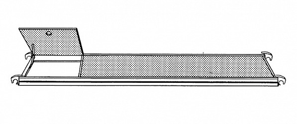 HYMER Bühne mit Durchstiegsklappe 607124 / Länge: 2,95 m HYMER Bühne mit Durchstiegsklappe 607124 / Länge: 2,95 m