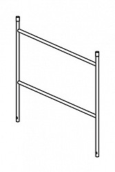 HYMER Geländerteil 1 Meter 607923 HYMER Geländerteil 1 Meter 607923