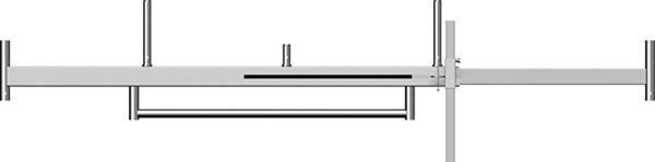 Layher Fahrbalken m. Bügel 3,2 m 1323.320