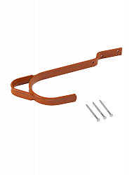 HYMER Sicherheits-Dachhaken Typ A für Biberschwanzziegel, ziegelrot für Dachau flegeleitern HYMER Sicherheits-Dachhaken Typ A für Biberschwanzziegel, ziegelrot für Dachau flegeleitern