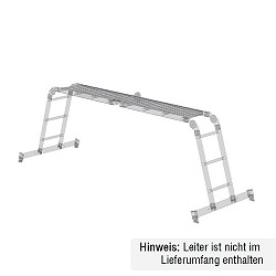 MUNK Günzburger Aluminium-Riffelblechbelag für Gelenkleiter | Passend für 2x3+2x4 Sprossen MUNK Günzburger Aluminium-Riffelblechbelag für Gelenkleiter | Passend für 2x3+2x4 Sprossen