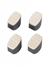 Hailo Fuß-Set (4 Stück) Stütz- & Steigholm, Farbe: dunkelgrau 9922501 Hailo Fuß-Set (4 Stück) Stütz- & Steigholm, Farbe: dunkelgrau 9922501