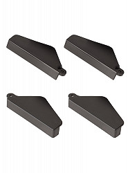 Hailo Set Scharnierstufenabdeckung (4 Stück), Farbe: schwarz 9924001 Hailo Set Scharnierstufenabdeckung (4 Stück), Farbe: schwarz 9924001