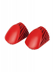 Hailo Set Tatzenfuß (2 Stück), Farbe: rot 9928001 Hailo Set Tatzenfuß (2 Stück), Farbe: rot 9928001