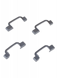 Hailo Set Stufenseitenteile (4 Stück), Farbe: grau 9969001 Hailo Set Stufenseitenteile (4 Stück), Farbe: grau 9969001