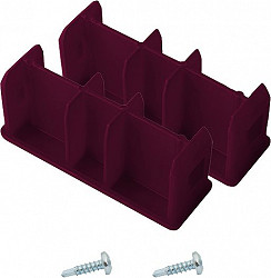 KRAUSE CORDA Kopfstopfen (Paar) 77 x 25 mm, violett KRAUSE CORDA Kopfstopfen (Paar) 77 x 25 mm, violett