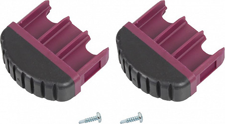KRAUSE CORDA Fußstopfen (Paar) 61,5x20 mm | Farbe: Violett KRAUSE CORDA Fußstopfen (Paar) 61,5x20 mm | Farbe: Violett