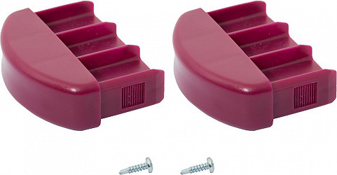 KRAUSE CORDA Kopfstopfen (Paar) 71,5 x 20 mm, violett KRAUSE CORDA Kopfstopfen (Paar) 71,5 x 20 mm, violett