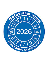 KRAUSE Jahres-Prüfplakette - 20 Stück - Jahreszahl: 2026 KRAUSE Jahres-Prüfplakette - 20 Stück - Jahreszahl: 2026