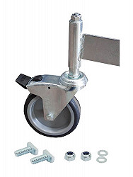 Federrolle rechts 8er Podestleiter gebremst Federrolle rechts 8er Podestleiter gebremst