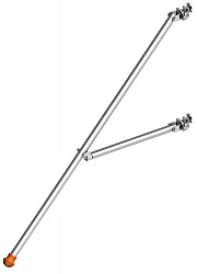 Layher Gerüststütze, Aluminium. 1,8 m 1248.180 Layher Gerüststütze, Aluminium. 1,8 m 1248.180