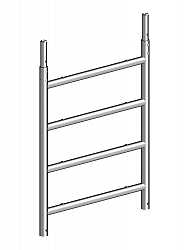 Layher Standleiter 75/4 - 1,0 m 1297.004 Layher Standleiter 75/4 - 1,0 m 1297.004