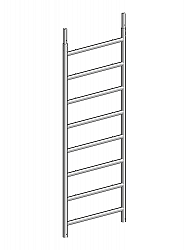 Layher Standleiter 75/8 - 2,0 m 1297.008 Layher Standleiter 75/8 - 2,0 m 1297.008