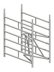 Layher Zifa 150 Grundgerüst 1,80 m x 1,50 m - 1315.006 Layher Zifa 150 Grundgerüst 1,80 m x 1,50 m - 1315.006