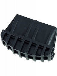 ZARGES Außenschuh schwarz, 76 x 25 mm ZARGES Außenschuh schwarz, 76 x 25 mm