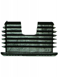 ZARGES Endkappe, schwarz 58 x 25 mm ZARGES Endkappe, schwarz 58 x 25 mm