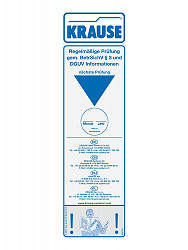 KRAUSE Prüfaufkleber für Fahrgerüste - 10 Stück KRAUSE Prüfaufkleber für Fahrgerüste - 10 Stück