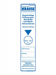 KRAUSE Prüfaufkleber für Leitern und Tritte - Größe 56 x 230 mm - 10 Stück KRAUSE Prüfaufkleber für Leitern und Tritte - Größe 56 x 230 mm - 10 Stück